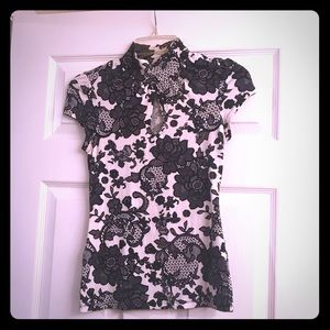 Express keyhole shirt xs